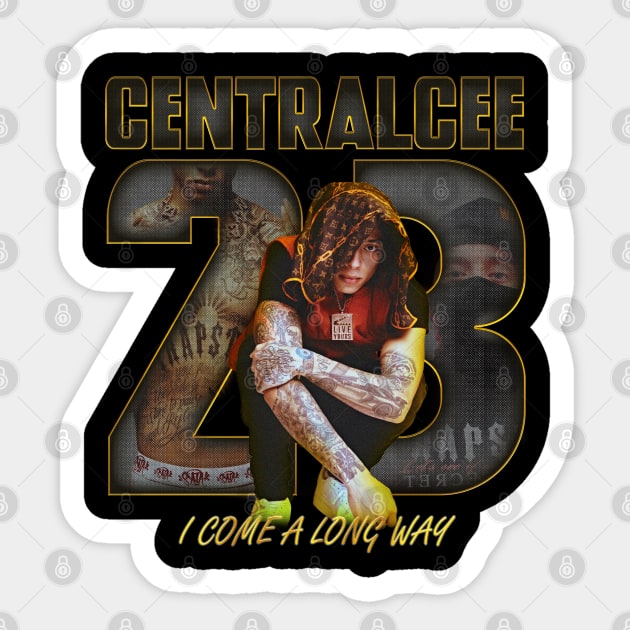 RETRO BOOTLEG DESIGN CENTRAL CEE 23 Sticker by Bandokai 401